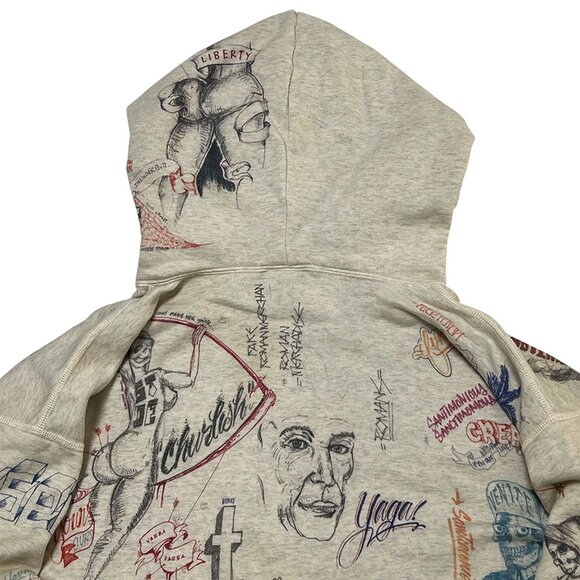 Saint Mxxxxxx x Born x Raised Hoodie Sweatshirt Multi | Saint Michael - Picture 5 of 5